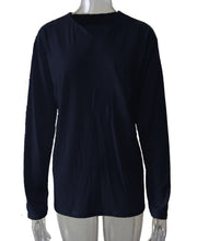 Ohne Tasche – Marineblau, Langarm