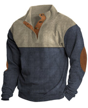Khaki + Blau