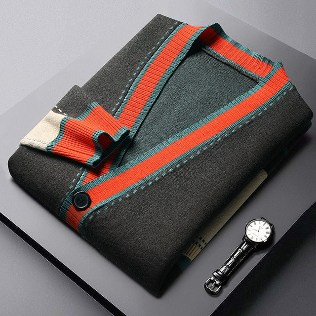 Lajos – Strickjacke Aus Wolle Mit Taschen