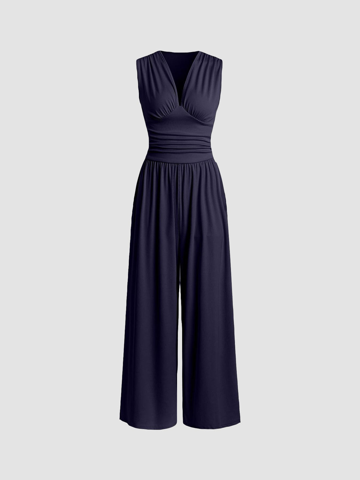 CHARITY – Stilvoller ärmelloser Jumpsuit mit weitem Bein