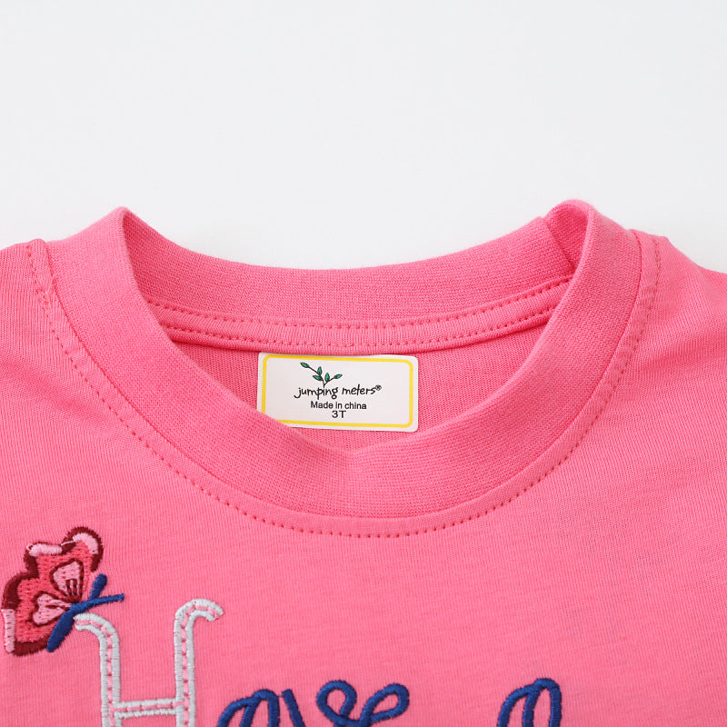 Mädchen T-Shirt Kleid mit bezauberndem Tüllunterrock Drune