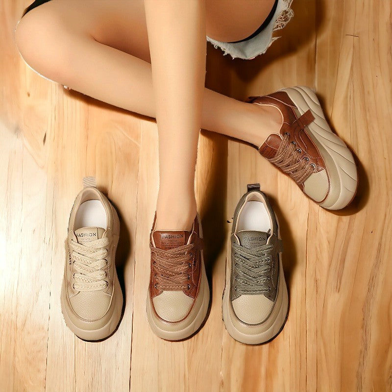 Sandra | Damen Plateau Sneaker Gel-Einlegesohle Fußgewölbestütze – Plateau Sneaker 2026