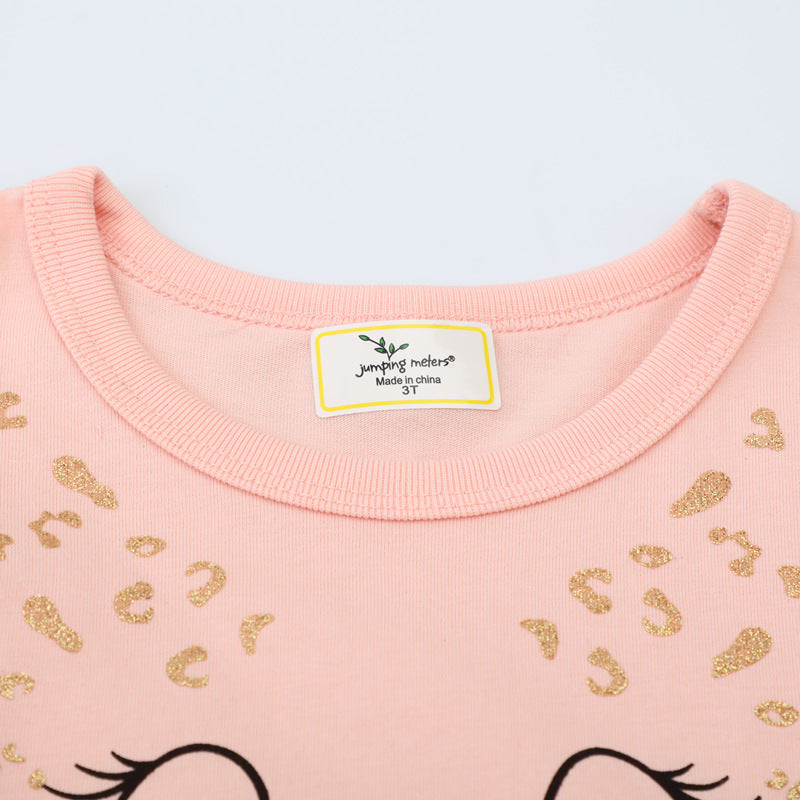 Mädchen Kleid mit Tiermotiv und Tüllunterrock Drune