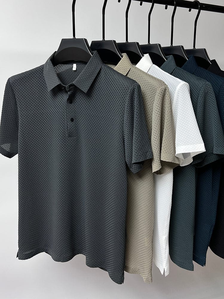 Luca | Exklusives Poloshirt mit moderner Struktur