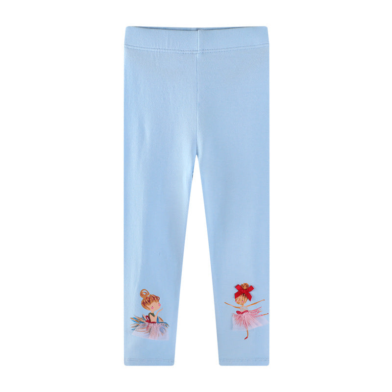 Mädchen Leggings mit Ballettmotiv Drune