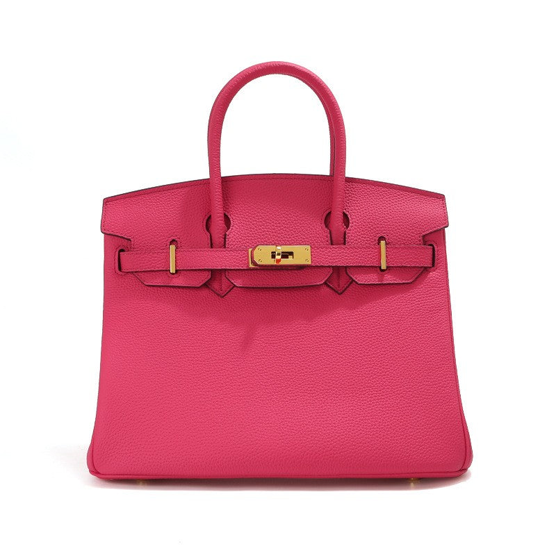 Jane – Premium-Handtasche aus echtem genarbtem Leder