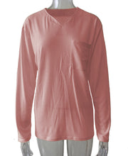 Pink - mit Tasche, Langarm