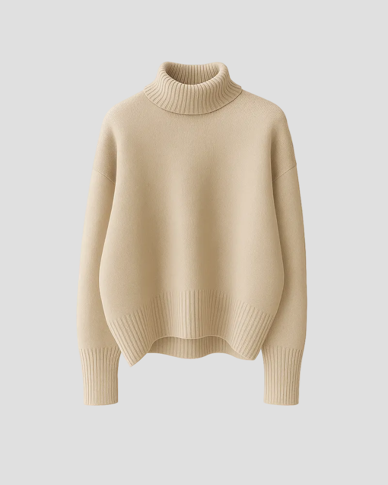 Irena | Pullover mit Rollkragen in klarer Silhouette