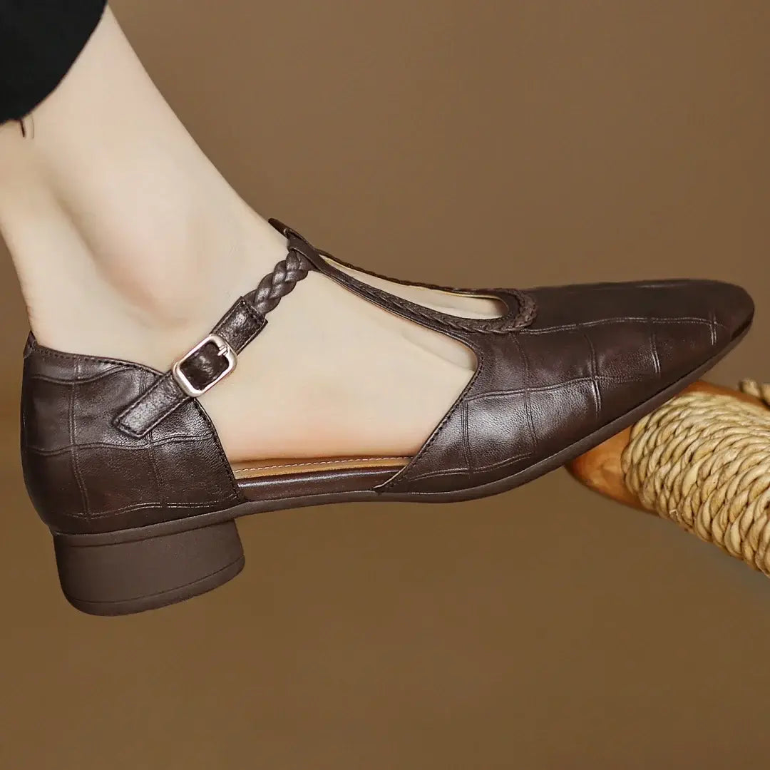 Orthopädische Schuhe Damen | T-Riemen & Niedriger Absatz