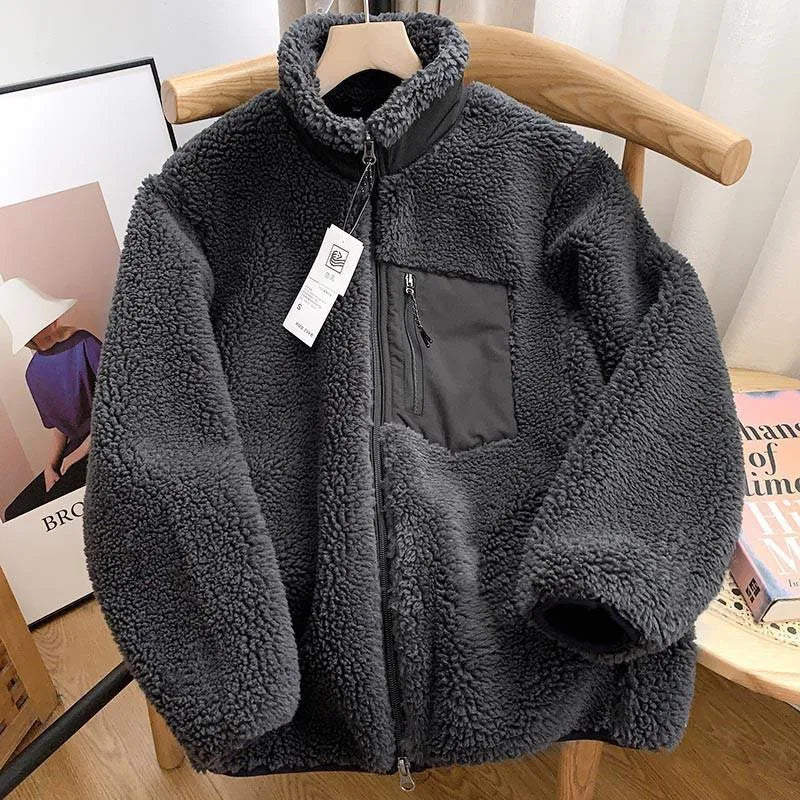 Damen Winterjacke | Teddy-Effekt | Kuschelig weich & winddicht