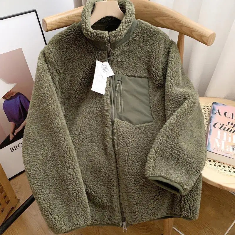 Damen Winterjacke | Teddy-Effekt | Kuschelig weich & winddicht
