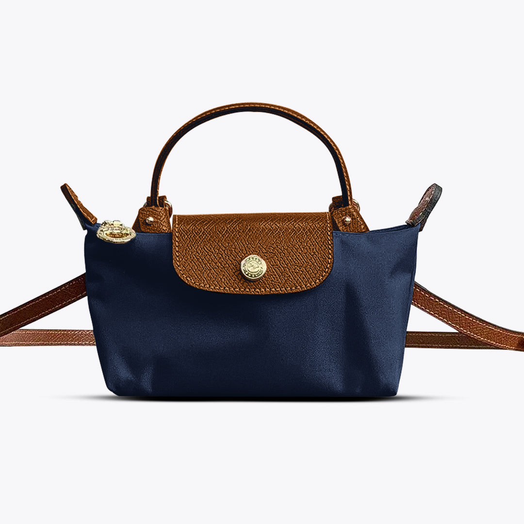 Damen Mini Crossbody Tasche aus Leder mit verstellbarem Trageriemen
