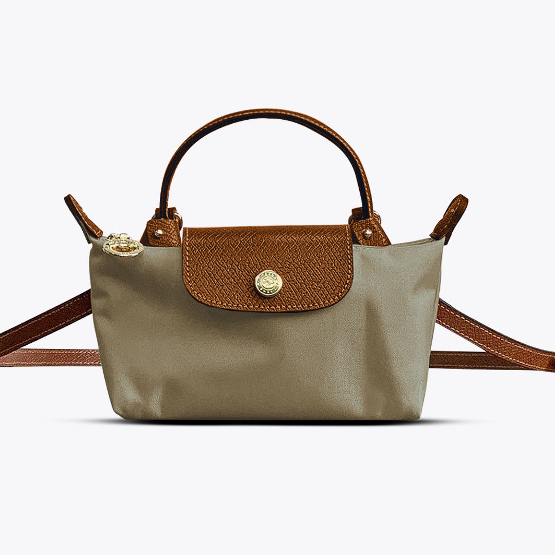 Damen Mini Crossbody Tasche aus Leder mit verstellbarem Trageriemen