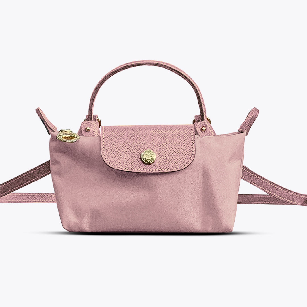 Damen Mini Crossbody Tasche aus Leder mit verstellbarem Trageriemen