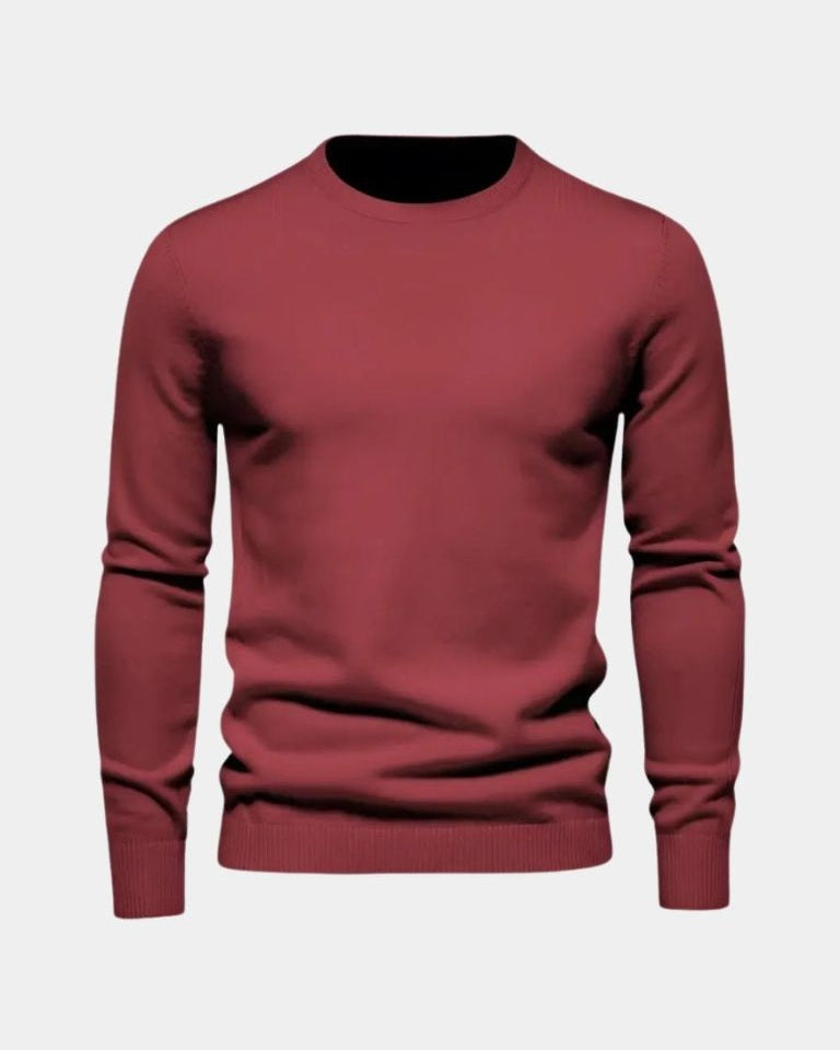 Rene | Herren Minimalistischer Pullover – Minimal Pullover Herren Clean