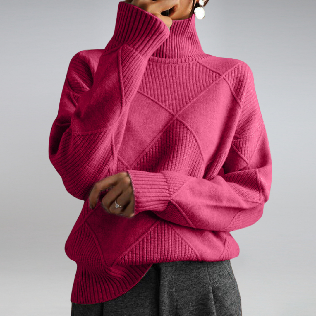 Rollkragenpullover Mit Weiter Passform - Luzie