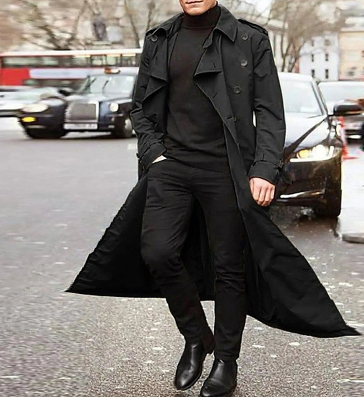 Niba | Lässiger modischer Herren Trenchcoat