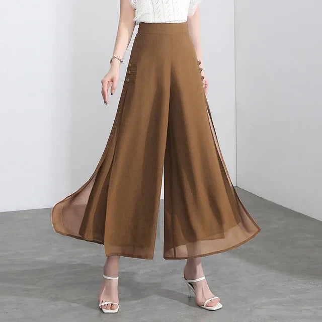 Riviera Eleganz™ Weite Hose mit Überwurf