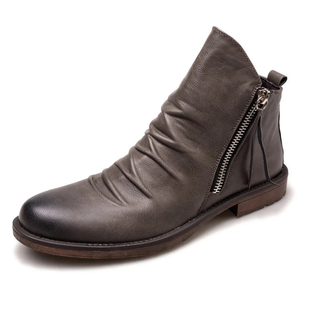 Leon | Elegante Chelsea-Stiefel aus Leder