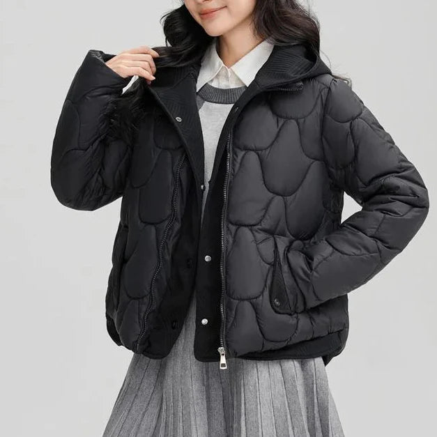 FrostHaven™ Steppjacke Mit Kuscheliger Kapuze