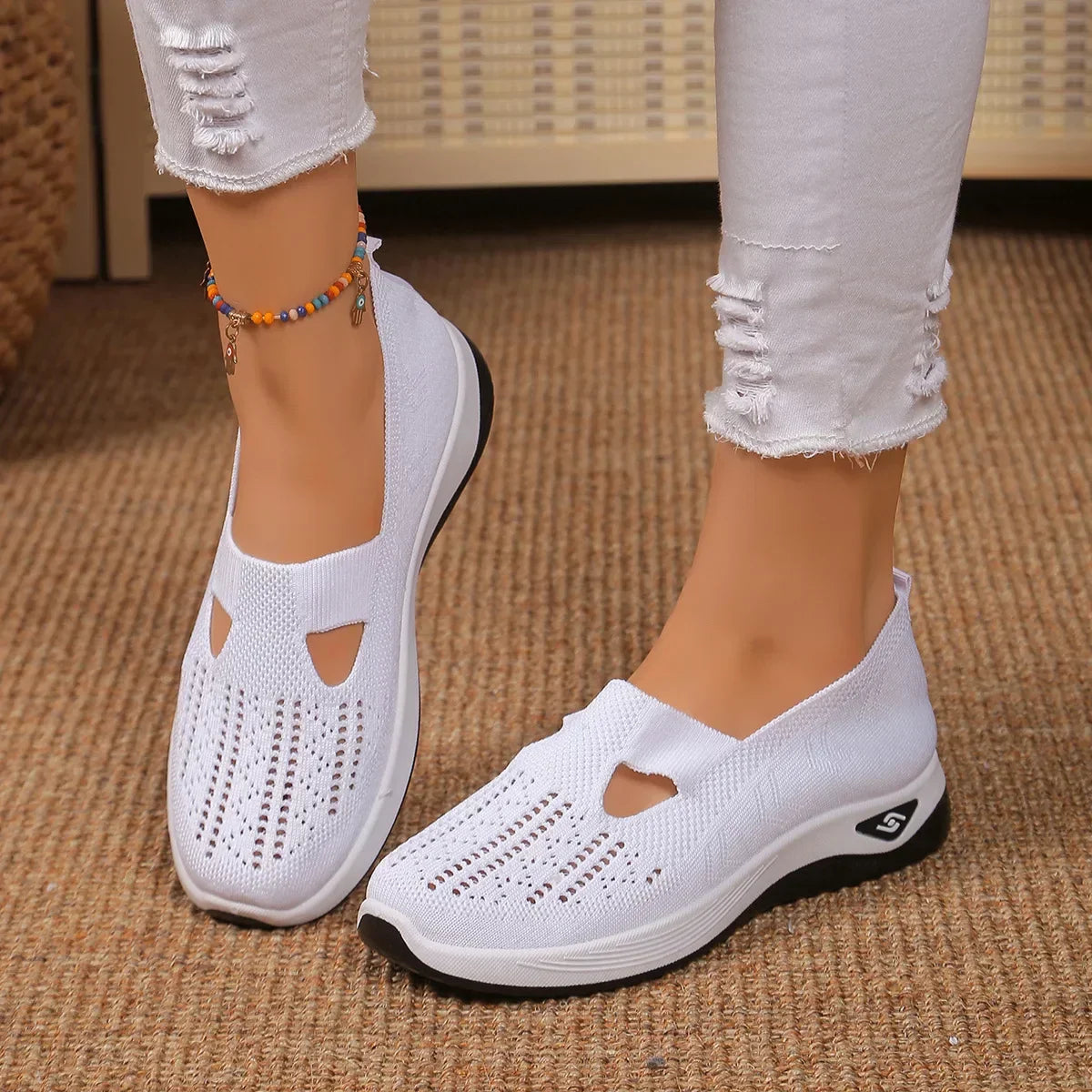 Madelline - Damen-Slipper mit Keilabsatz