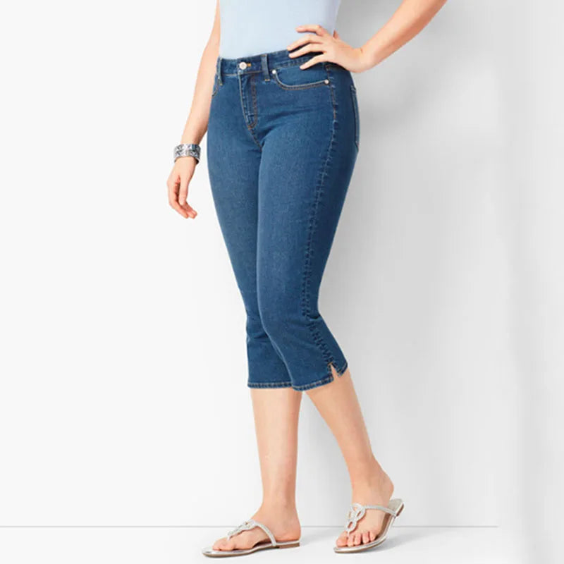 Sorelly™ Capri-Jeans Mit Schmaler Passform Und Dezentem Schlitzsaum