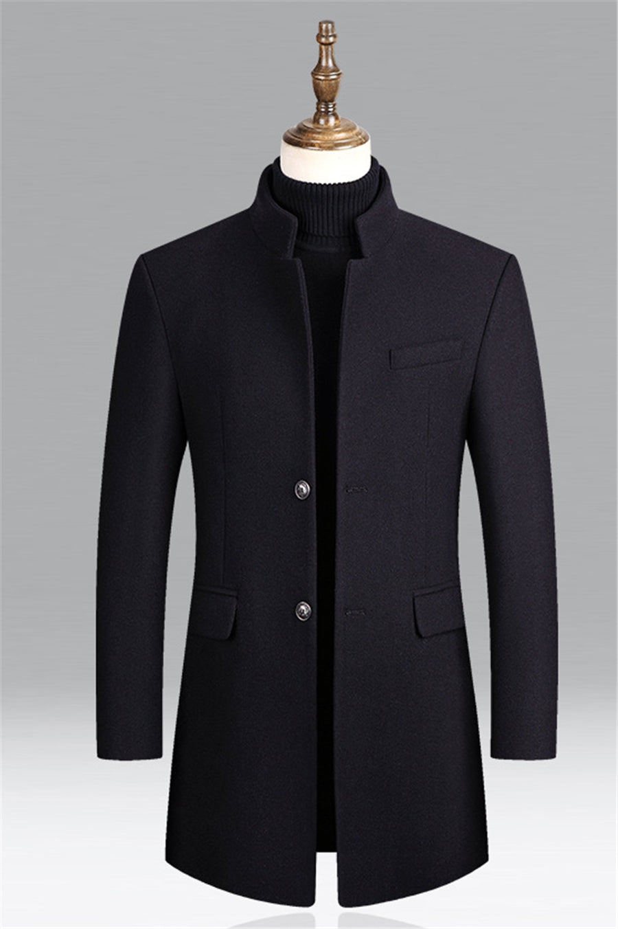 CAMILLO – Herren-Herbstmantel – Eleganter Mantel aus Premium-Stoffen