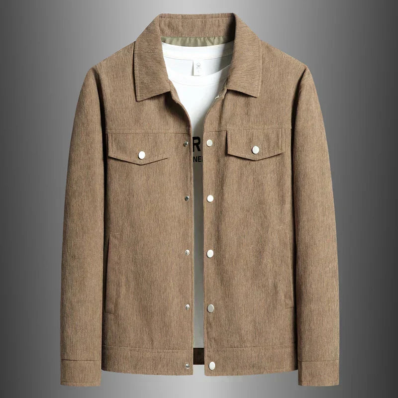 Dwayne - Weiche gerippte Herrenjacke für lässige Herbstlooks