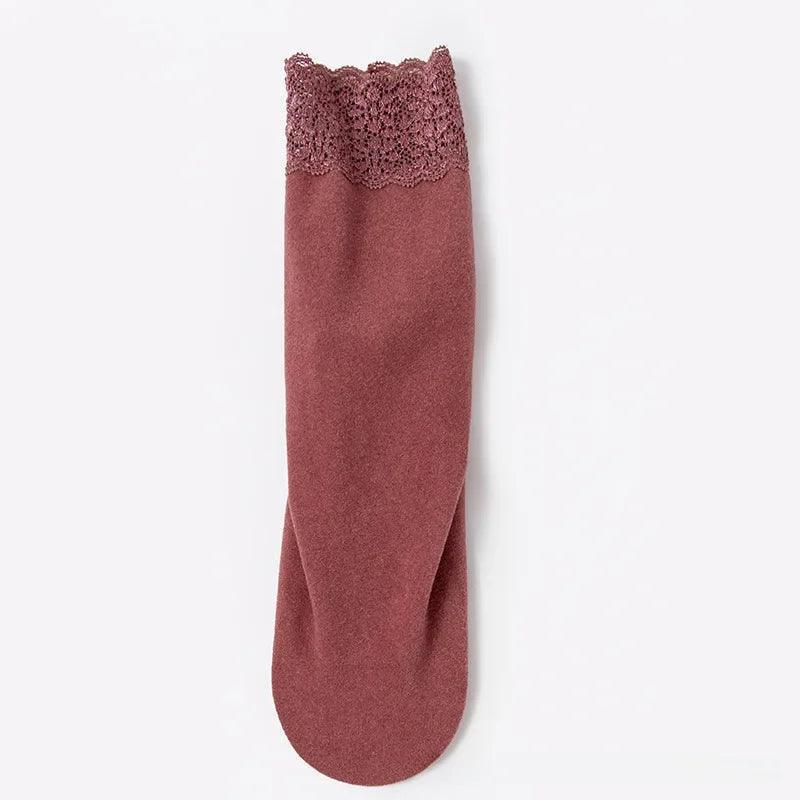 Set mit 10 Paar Kopenhagen™ - Socken / Weich im Griff und mit Glamourösem Spitzenbesatz!