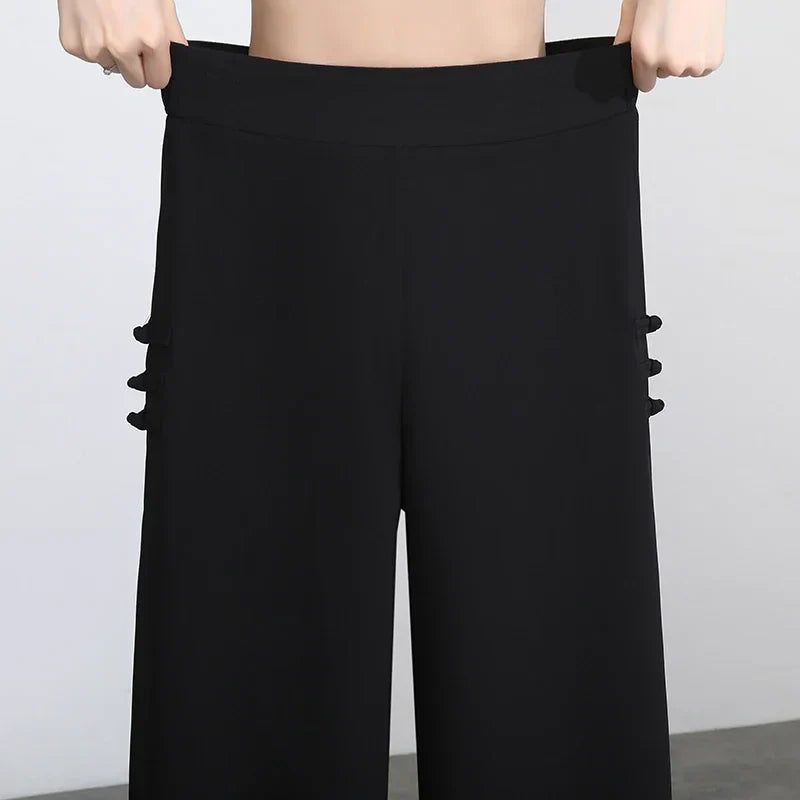 Riviera Eleganz™ Weite Hose mit Überwurf