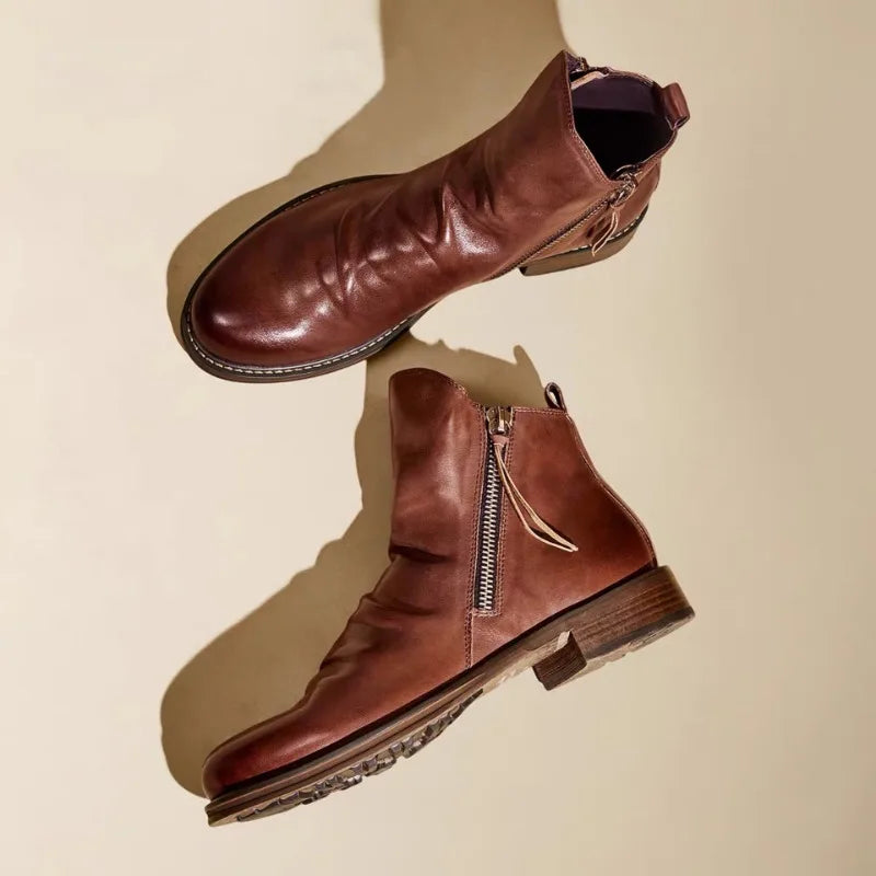 Leon | Elegante Chelsea-Stiefel aus Leder