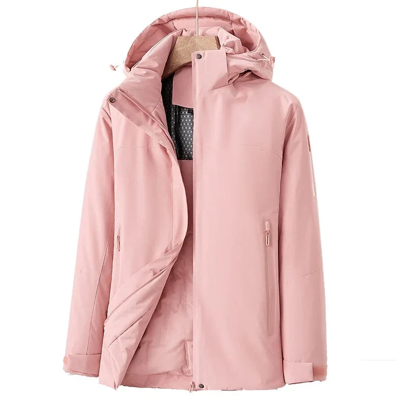 Elfriede | Damen Wasserdichte Winterjacke mit Fleece-Futter