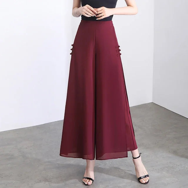 Riviera Eleganz™ Weite Hose mit Überwurf