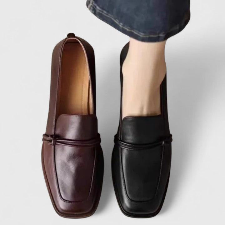Carolin | Damen Klassische Slip-On Bequeme Loafer