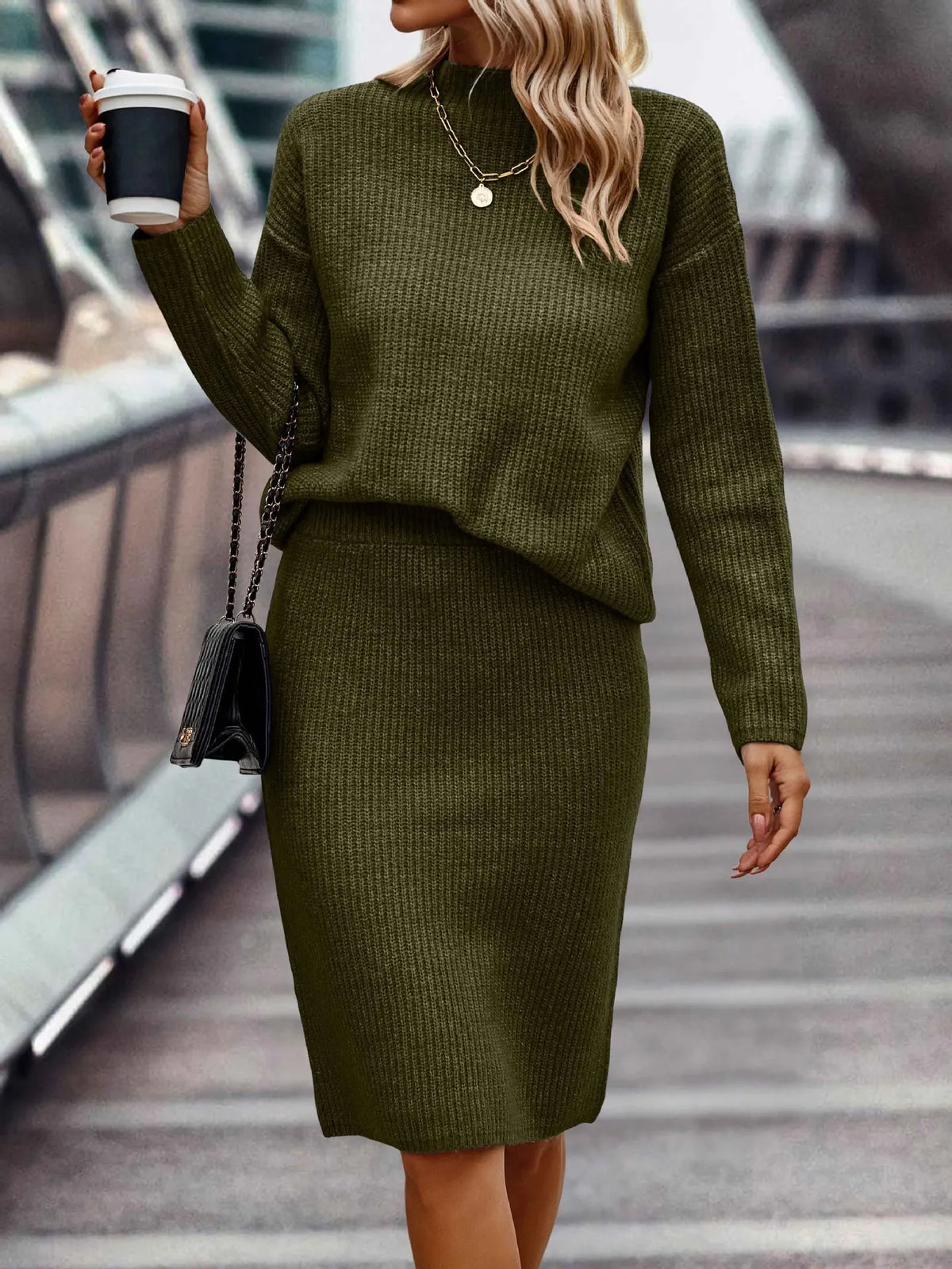 Teli | 2-Teiliges Set aus Pullover und Rock