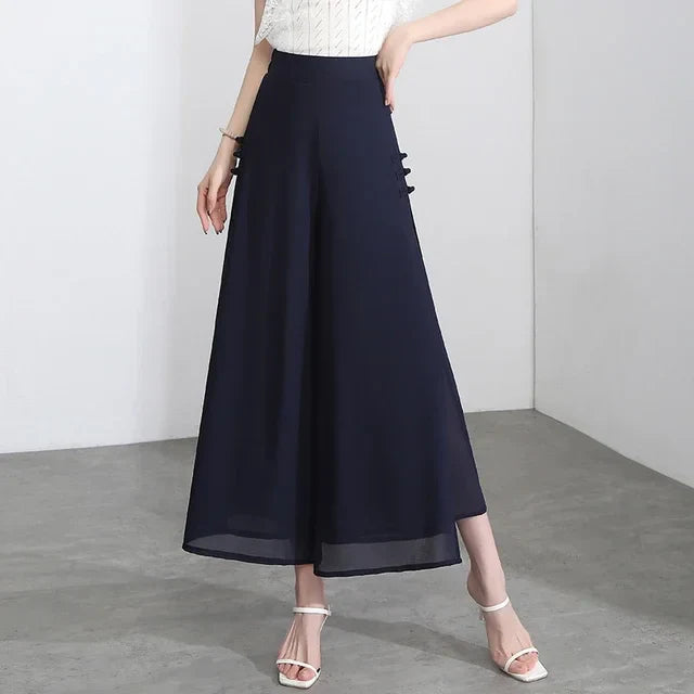 Riviera Eleganz™ Weite Hose mit Überwurf