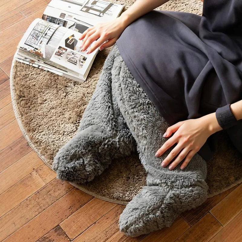 (KAUF 1, ERHALTE 2 GRATIS) Veloura™ Premium Kuschelsocken aus Weichem Plüschstoff