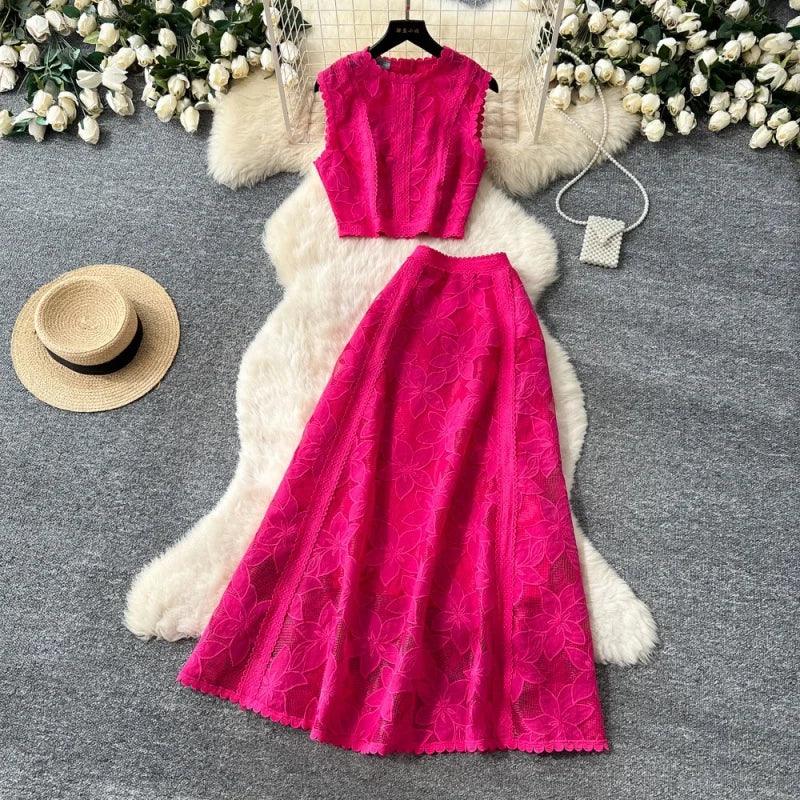 Alessa™ Set aus Floralbesticktem Tüll mit Zarter Eleganz