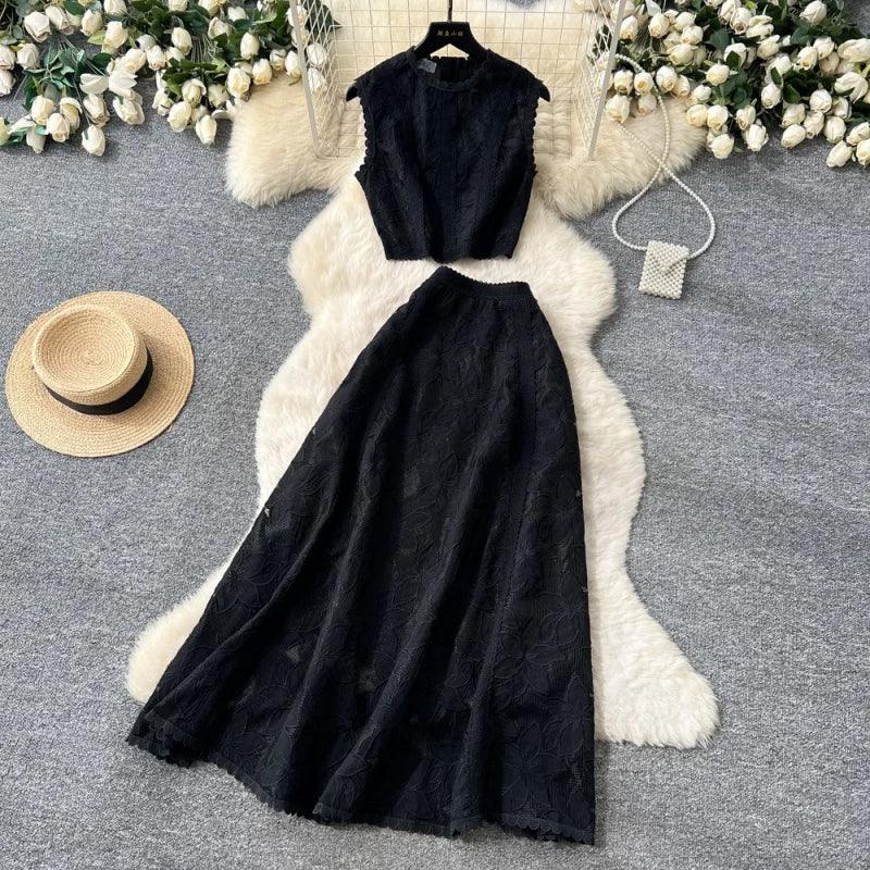 Alessa™ Set aus Floralbesticktem Tüll mit Zarter Eleganz