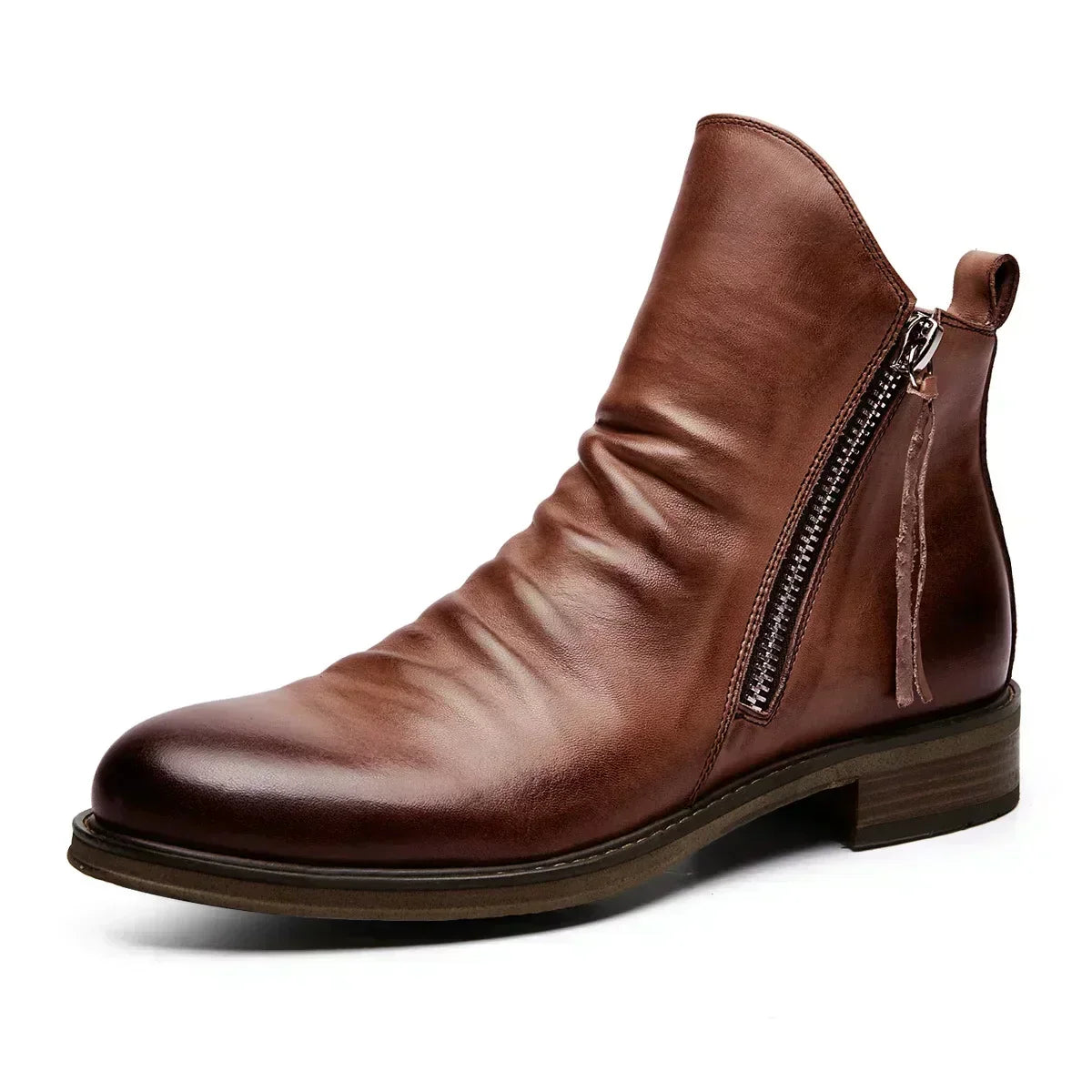 Leon | Elegante Chelsea-Stiefel aus Leder