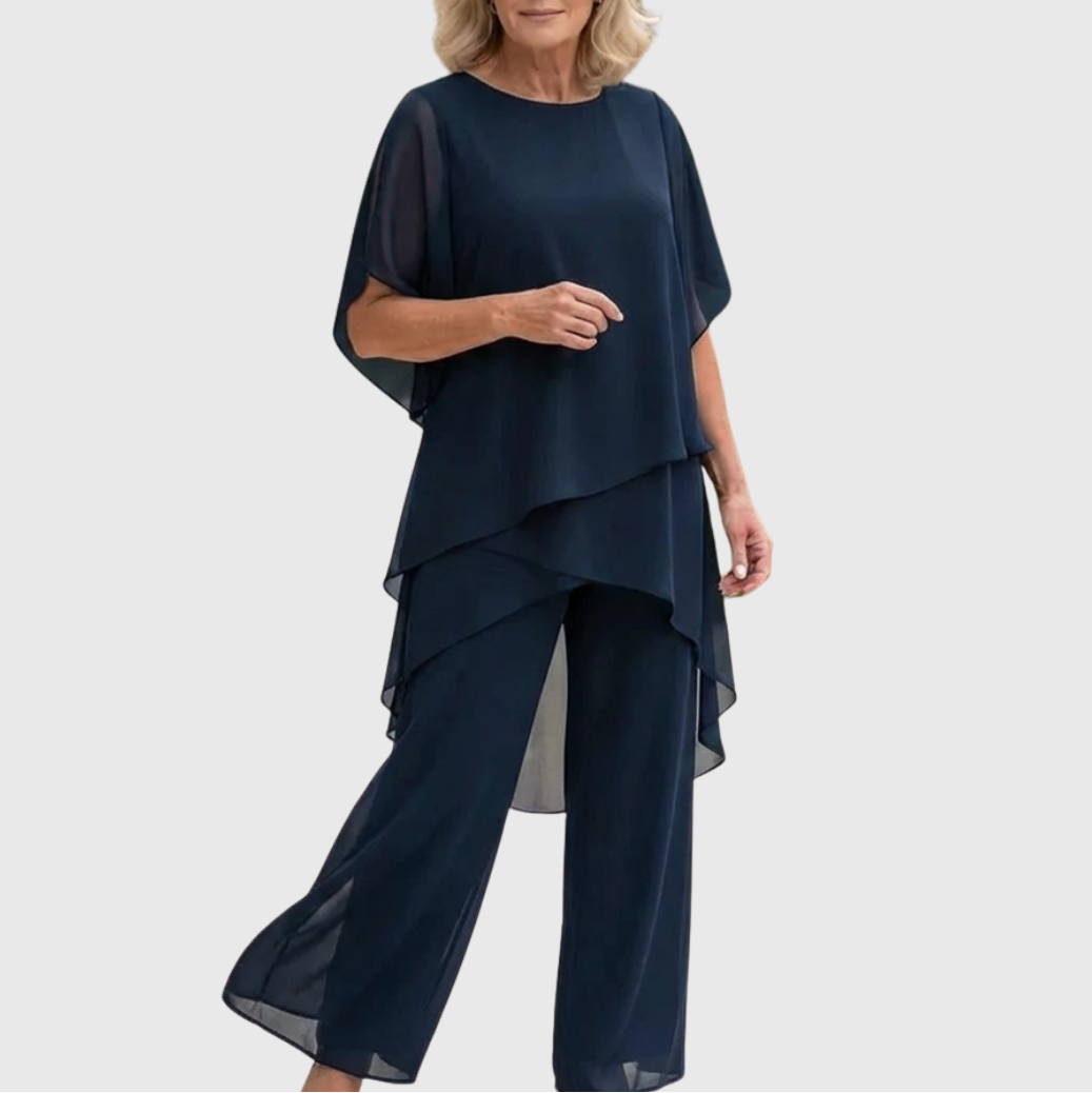 ELARA | Fließendes Palazzo Set für eleganten Komfort und Stil