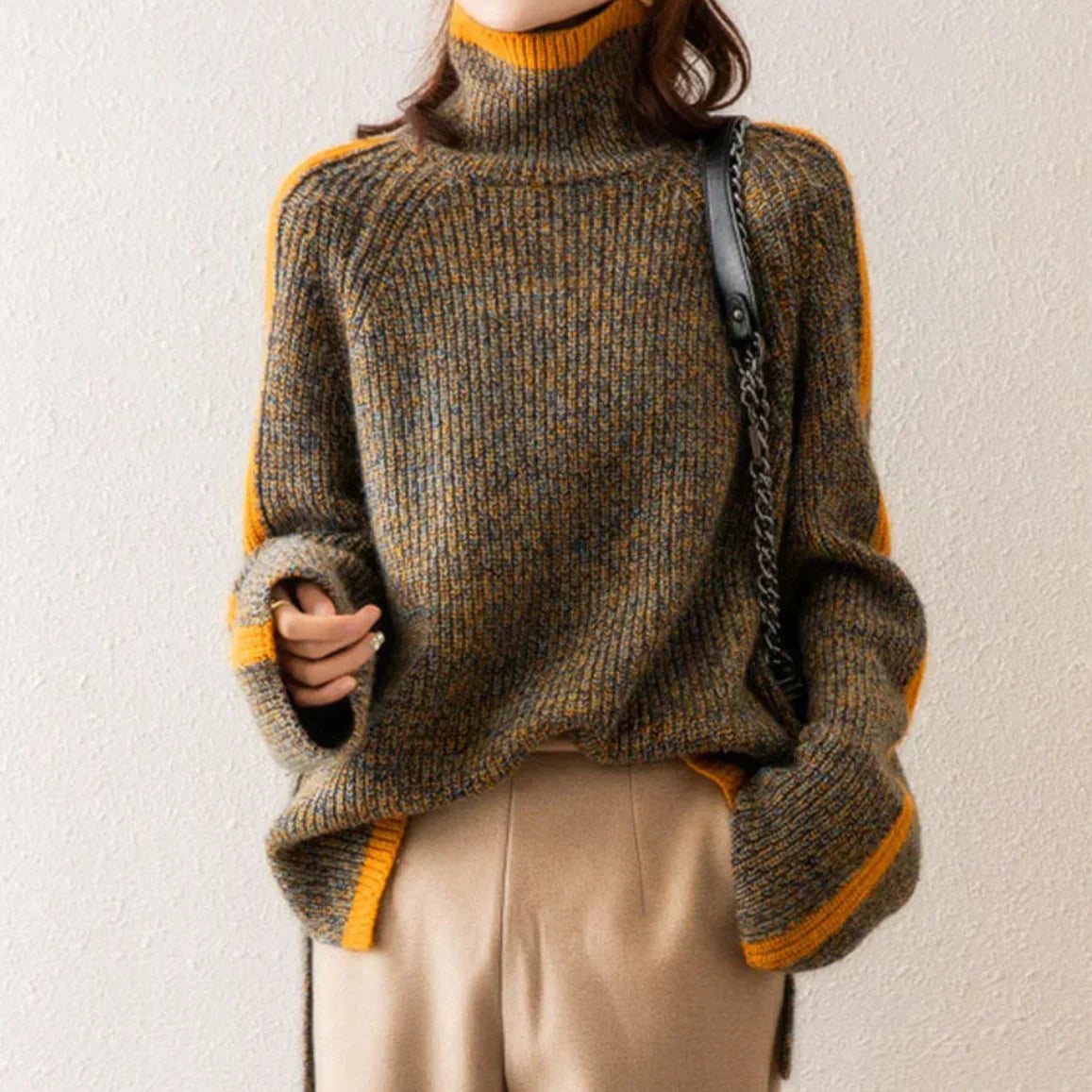 AMERY - Stylischer rollkragenpullover