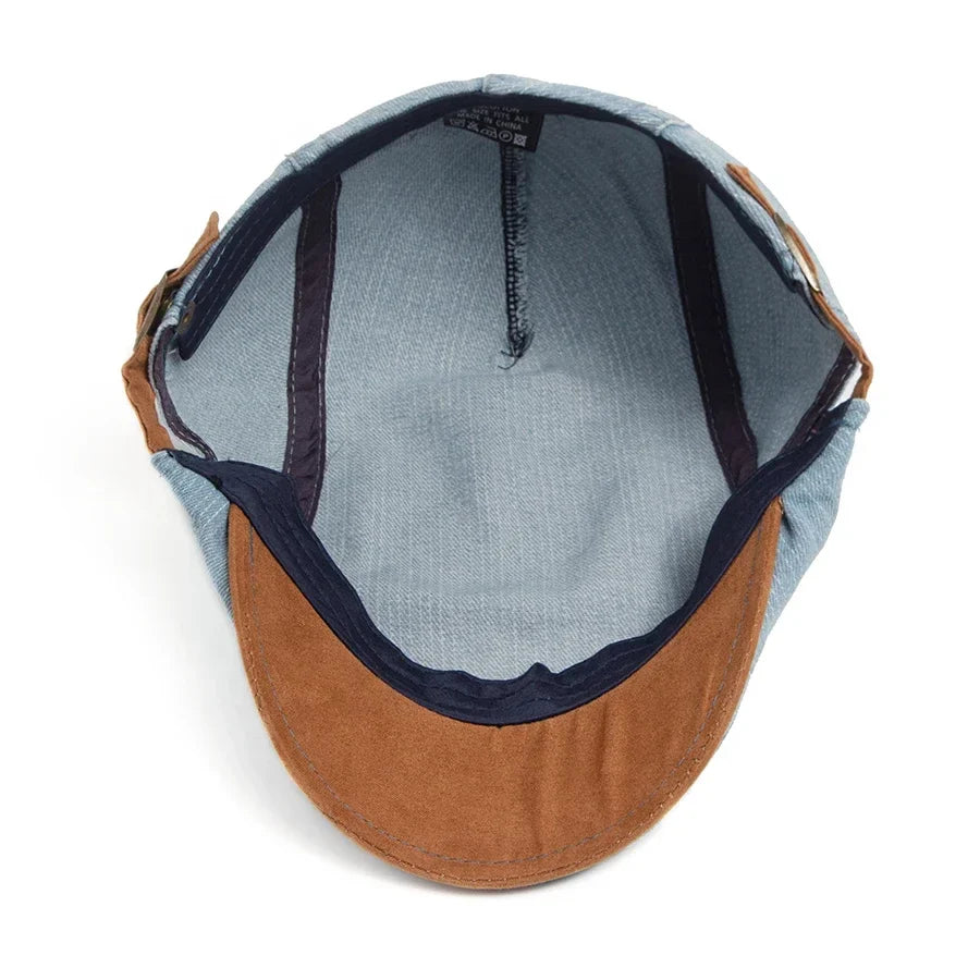Schiebermütze aus Premium Denim