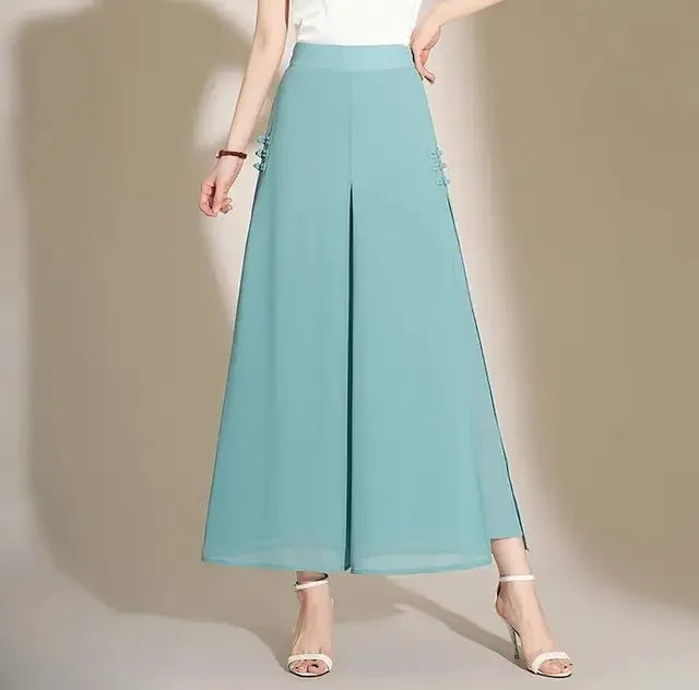 Riviera Eleganz™ Weite Hose mit Überwurf