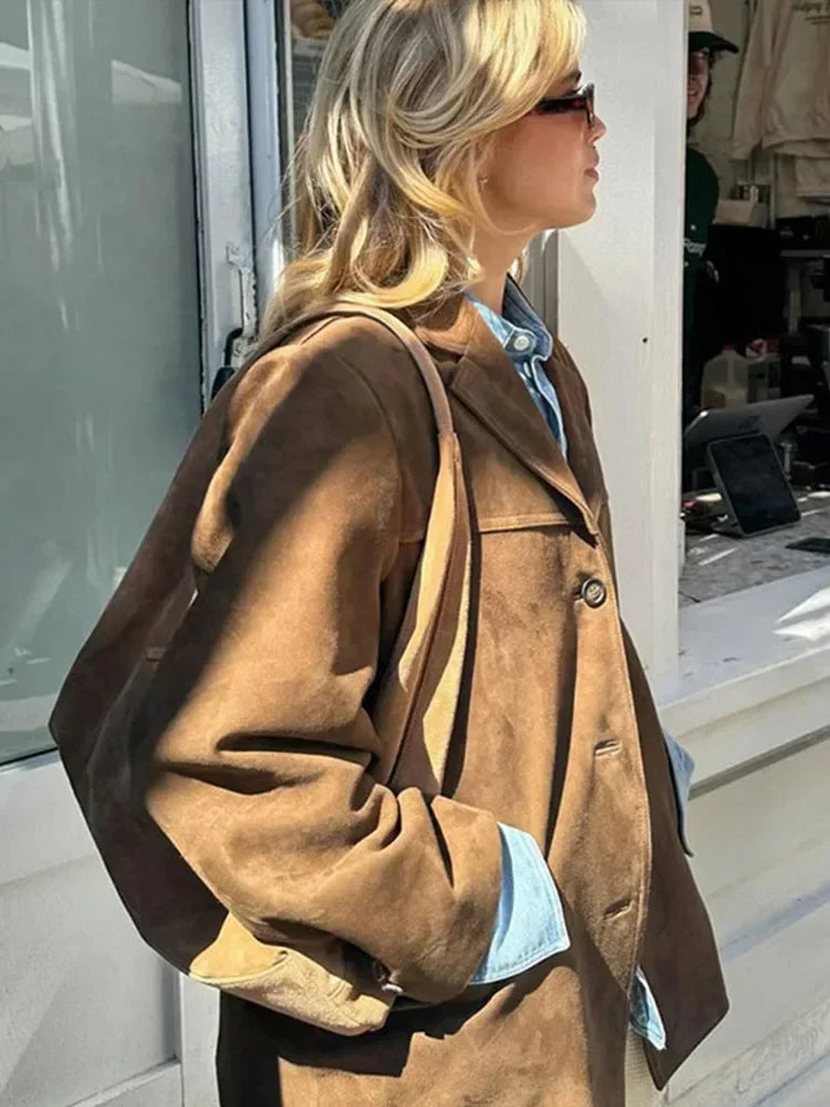 Trendy Wollmantel für Damen - Anna