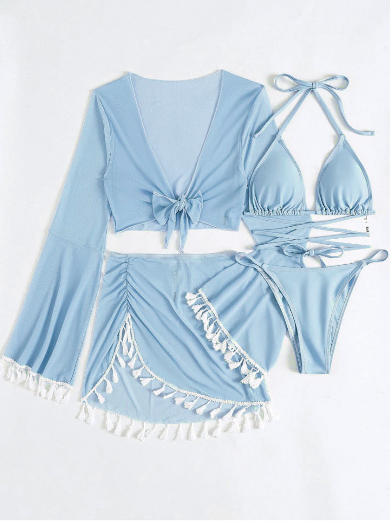 Damen Bikini-Oberteil – Einfarbig, Sexy European Style