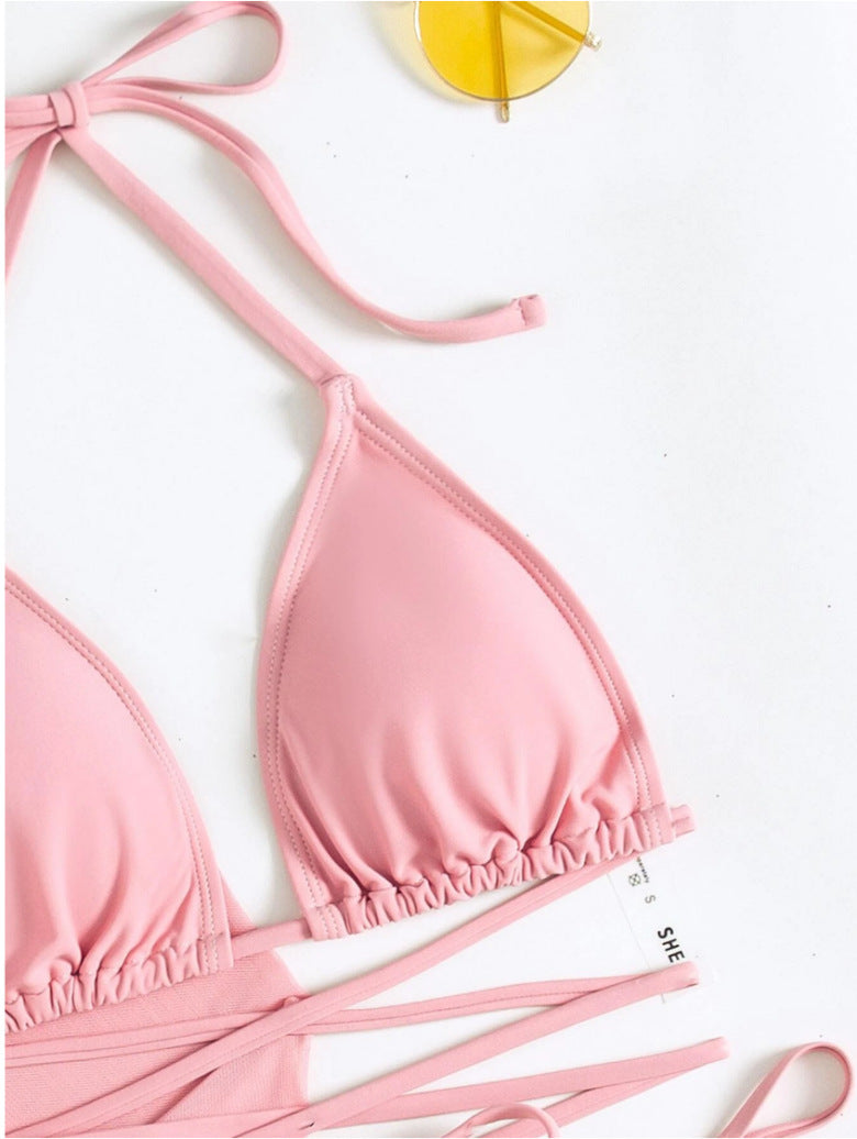 Damen Bikini-Oberteil – Einfarbig, Sexy European Style