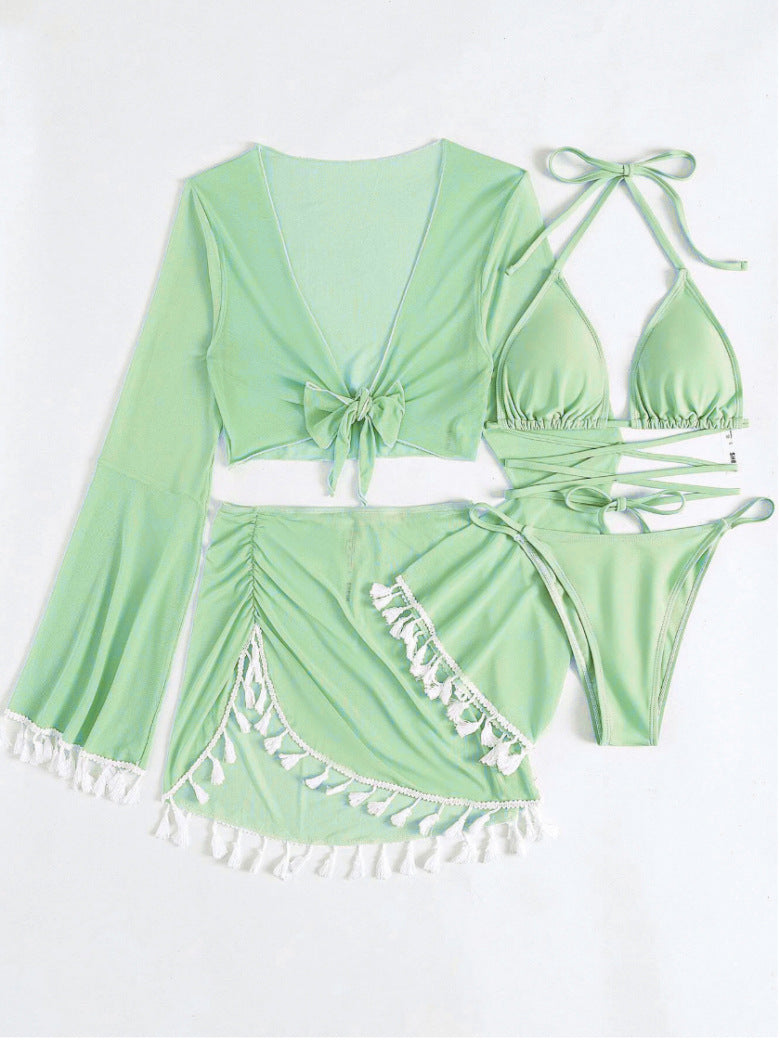 Damen Bikini-Oberteil – Einfarbig, Sexy European Style