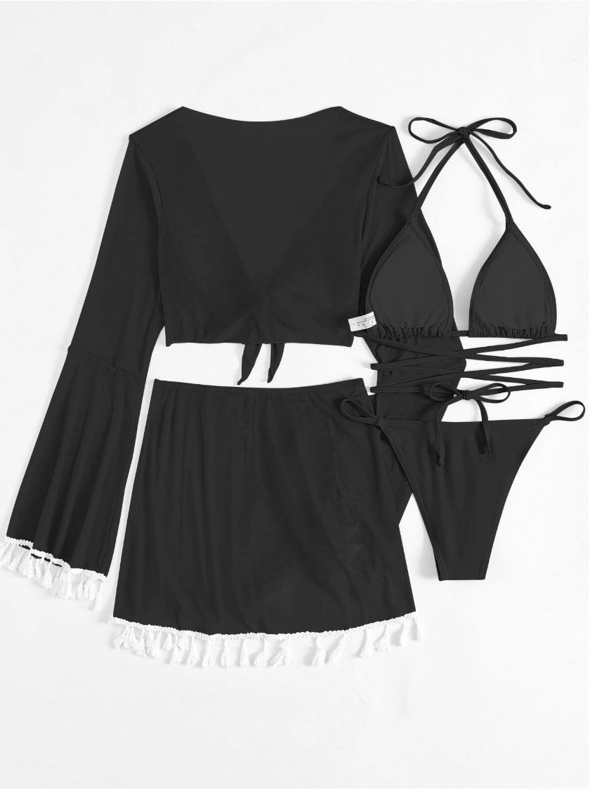 Damen Bikini-Oberteil – Einfarbig, Sexy European Style