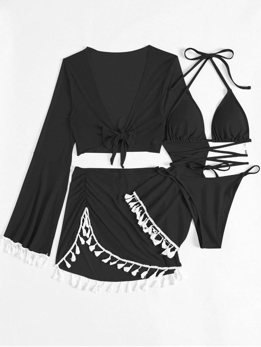 Damen Bikini-Oberteil – Einfarbig, Sexy European Style